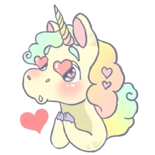 Sticker from unicorn pastel | by lana911 🦄