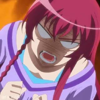 🤬 emoji Hataraku Maou-sama! 2 @FixFox Telegram sticker 11 of 43