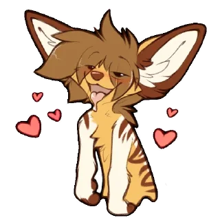 Sticker from Magenta - Fennec!