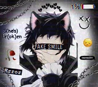 😞 emoji Шота про бсд Telegram sticker 1 of 34