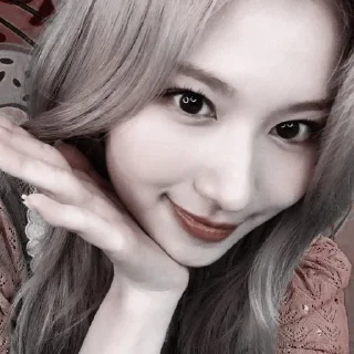 🤍 emoji SANA BY @MASYAAQQW Telegram sticker 13 of 15