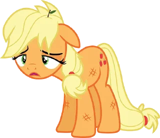 Sticker from @mlpstickers Applejack pack