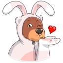 Sticker from Easter Bear