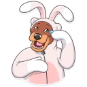 Sticker from Easter Bear