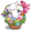 Sticker from Easter Bear