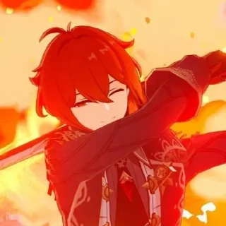 😏 emoji genshin impact from yana diete Telegram sticker 13 of 36