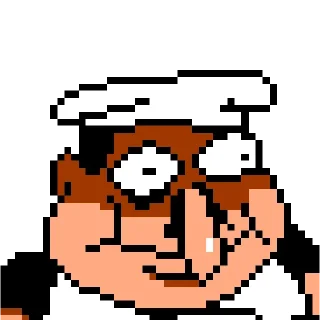 Sticker from fake peppino
