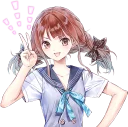 Sticker from BLUE REFLECTION :: @line_stickers