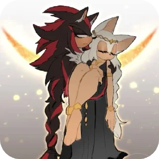 ❤ emoji Rouge ( летучая мышь ) :: @Dog_Woof1 Telegram sticker 22 of 23