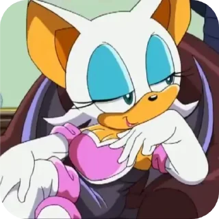 🥱 emoji Rouge ( летучая мышь ) :: @Dog_Woof1 Telegram sticker 10 of 23