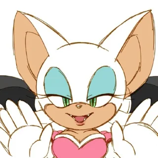 🤭 emoji Rouge ( летучая мышь ) :: @Dog_Woof1 Telegram sticker 9 of 23