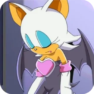 😫 emoji Rouge ( летучая мышь ) :: @Dog_Woof1 Telegram sticker 17 of 23