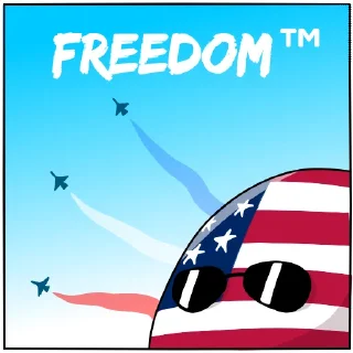 Sticker from Countryballs