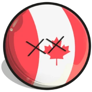 Sticker from Countryballs