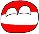 Sticker from countryballs