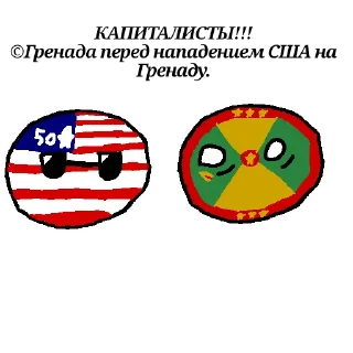 Sticker from Countryballs