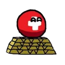 Sticker from countryballs