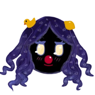🤡 emoji Её слёзы были моим светом ✨ Telegram sticker 6 of 9