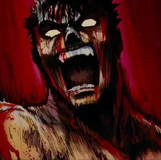 😩 emoji Berserk Guts @Skw1zyyy5 Telegram sticker 7 of 29