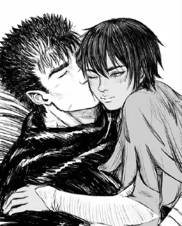 😘 emoji Berserk Guts @Skw1zyyy5 Telegram sticker 9 of 29