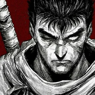 😏 emoji Berserk Guts @Skw1zyyy5 Telegram sticker 21 of 29