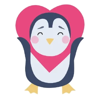 Penguins by Ollyta sticker 1
