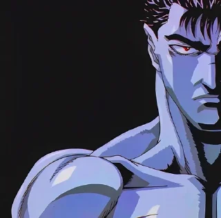 🫡 emoji Berserk Guts @Skw1zyyy5 Telegram sticker 19 of 29