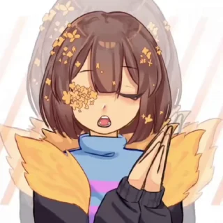 Sticker from @utAU_stickers @frisk_garden