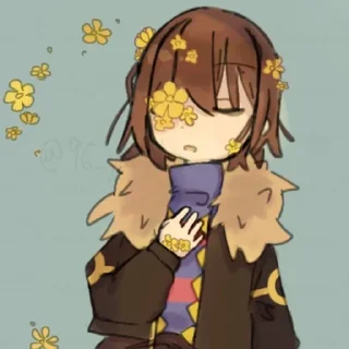 🌼 emoji @utAU_stickers @frisk_garden Telegram sticker 18 of 120