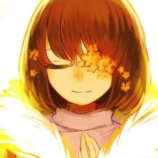 🌼 emoji @utAU_stickers @frisk_garden Telegram sticker 8 of 52