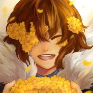 🌼 emoji @utAU_stickers @frisk_garden Telegram sticker 7 of 52