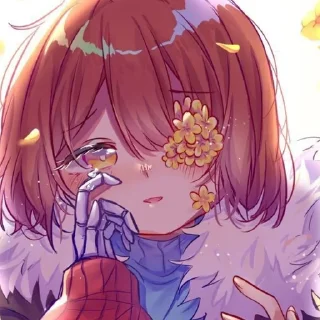 🌼 emoji @utAU_stickers @frisk_garden Telegram sticker 11 of 52