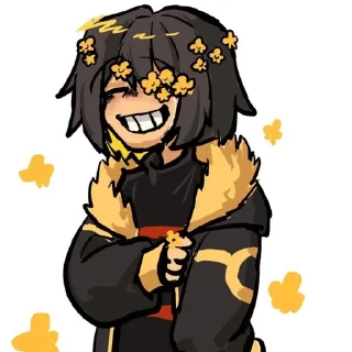 🌼 emoji @utAU_stickers @frisk_garden Telegram sticker 24 of 120