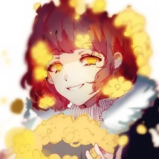 🌼 emoji @utAU_stickers @frisk_garden Telegram sticker 9 of 52