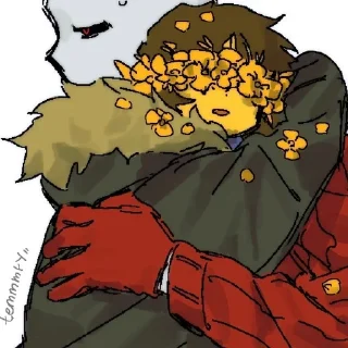 🌼 emoji @utAU_stickers @frisk_garden Telegram sticker 23 of 52