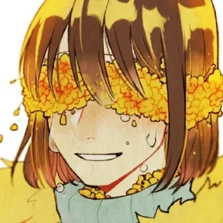 🌼 emoji @utAU_stickers @frisk_garden Telegram sticker 19 of 52