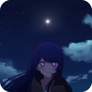 ✨ emoji Ai hoshino /oshi no ko/-@psmd8 Telegram sticker 24 of 50