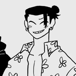 ☕ emoji satosugu!!!! (Kenjaku kys<3) Telegram sticker 10 of 53