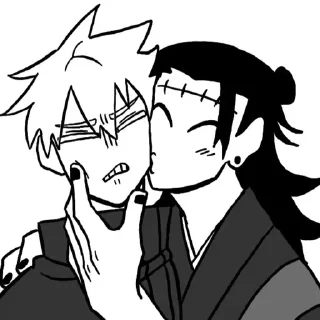 Sticker from satosugu!!!! (Kenjaku kys<3)
