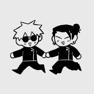 ☕ emoji satosugu!!!! (Kenjaku kys<3) Telegram sticker 9 of 53