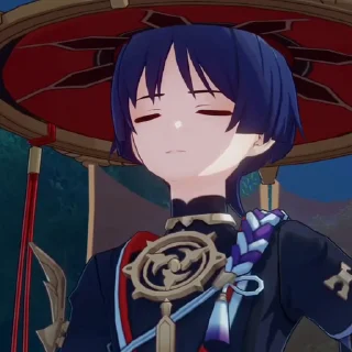 😏 emoji Scaramouche ❝@tviychukhan❞ Telegram sticker 7 of 70