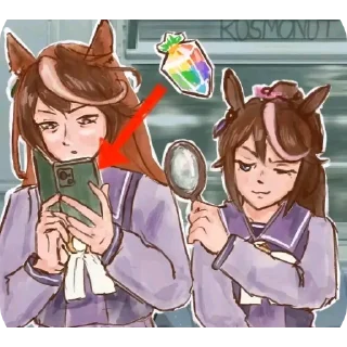Sticker from Umamusume by Archaon 7