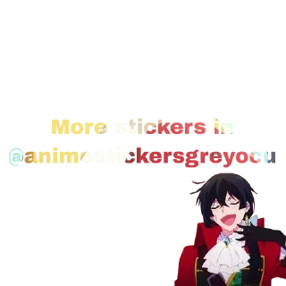 🤍 emoji Vanitas no Carte @animestickersgreyocu Telegram sticker 20 of 20