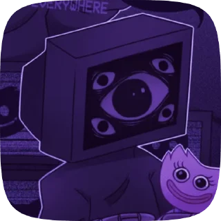 👾 emoji БОЛЬШЕ ⇨ @CLOOBHUB ДОКТОР ПОППИ ПЛЕЙТАЙМ СТИКЕРЫ Telegram sticker 10 of 26