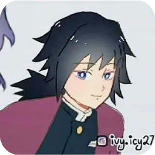 🌟 emoji [•Гию Томиока• (если бы Сабито Telegram sticker 16 of 63
