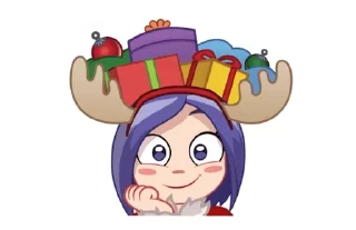 🌟 emoji Шчаслівых святаў Telegram sticker 1 of 19