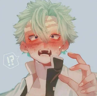 🤍 emoji Шинадзугава Санеми :: @Big_xyu_M Telegram sticker 8 of 41
