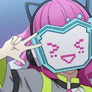 🤖 emoji Rina-Chan boodo: Nikkorin! Telegram sticker 6 of 86