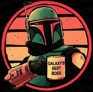 Sticker from Boba fett @Toms770