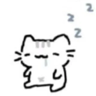 😴 emoji Cute cats =^•^= Telegram sticker 9 of 62